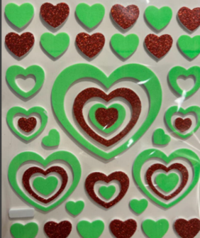Diary Entry: Days 28 and 29 – Heart Stickers